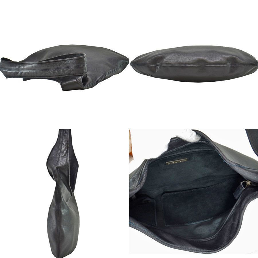 Bottega Veneta Black Leather Shoulder Bag